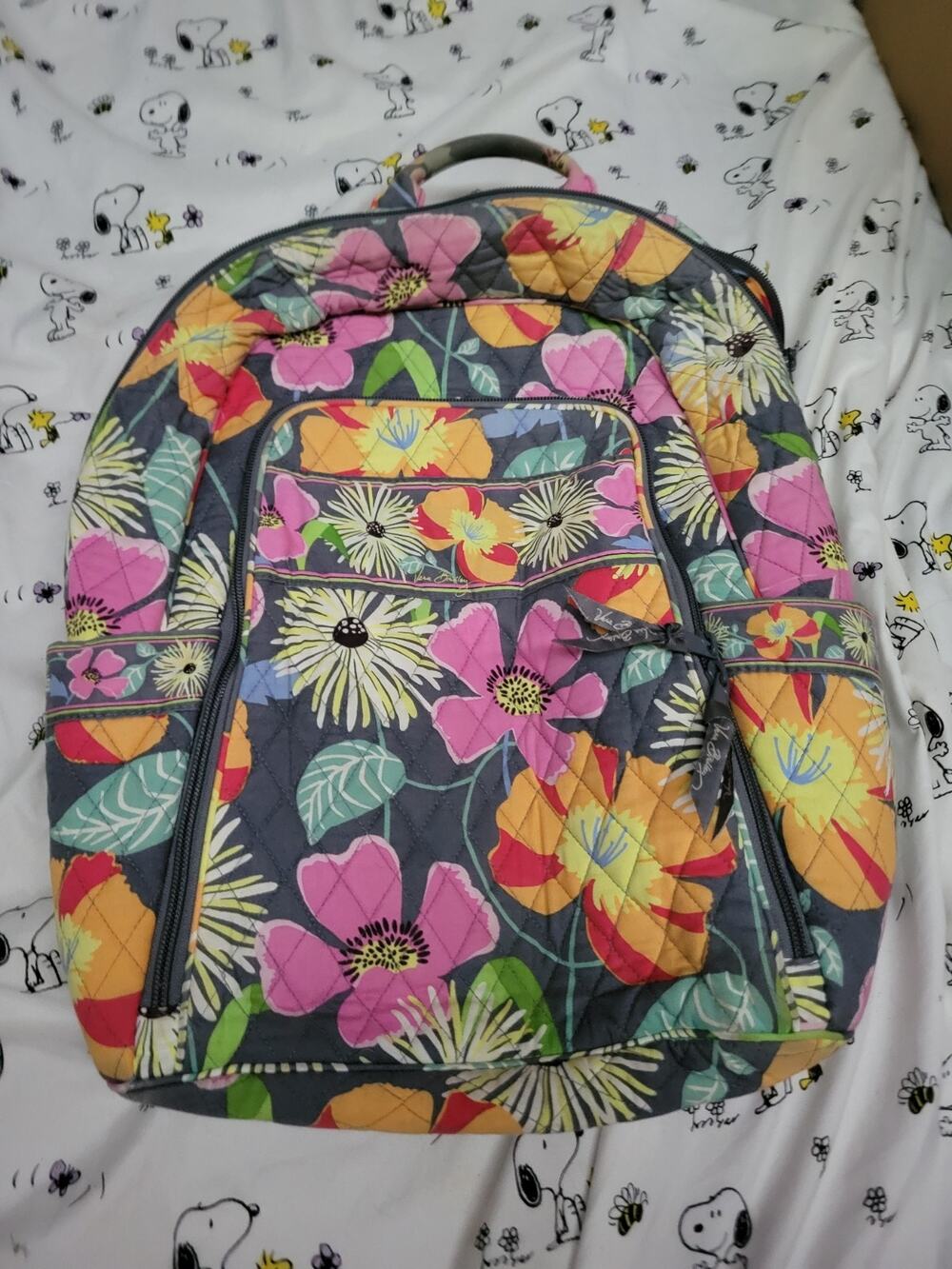 Vera Bradley backpack in Jazzy Blooms pattern